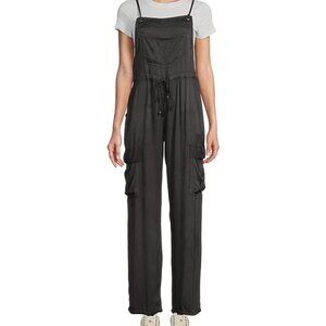 Angie Overall SMALL NWOT Tie Waist with Pockets Jumpsuit